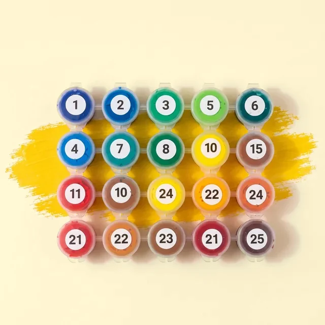 Pintura acrílica numerada