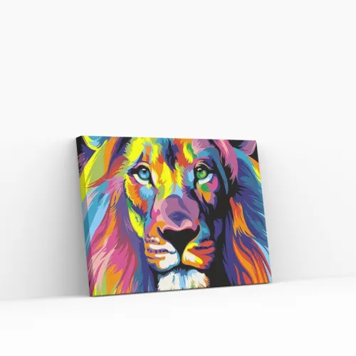 Pintura sobre número - León