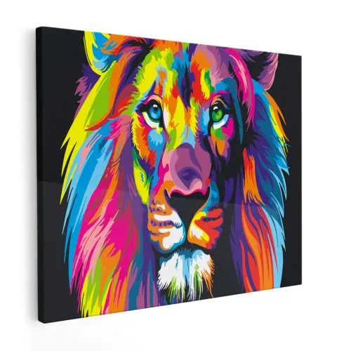 Pintura sobre número - León