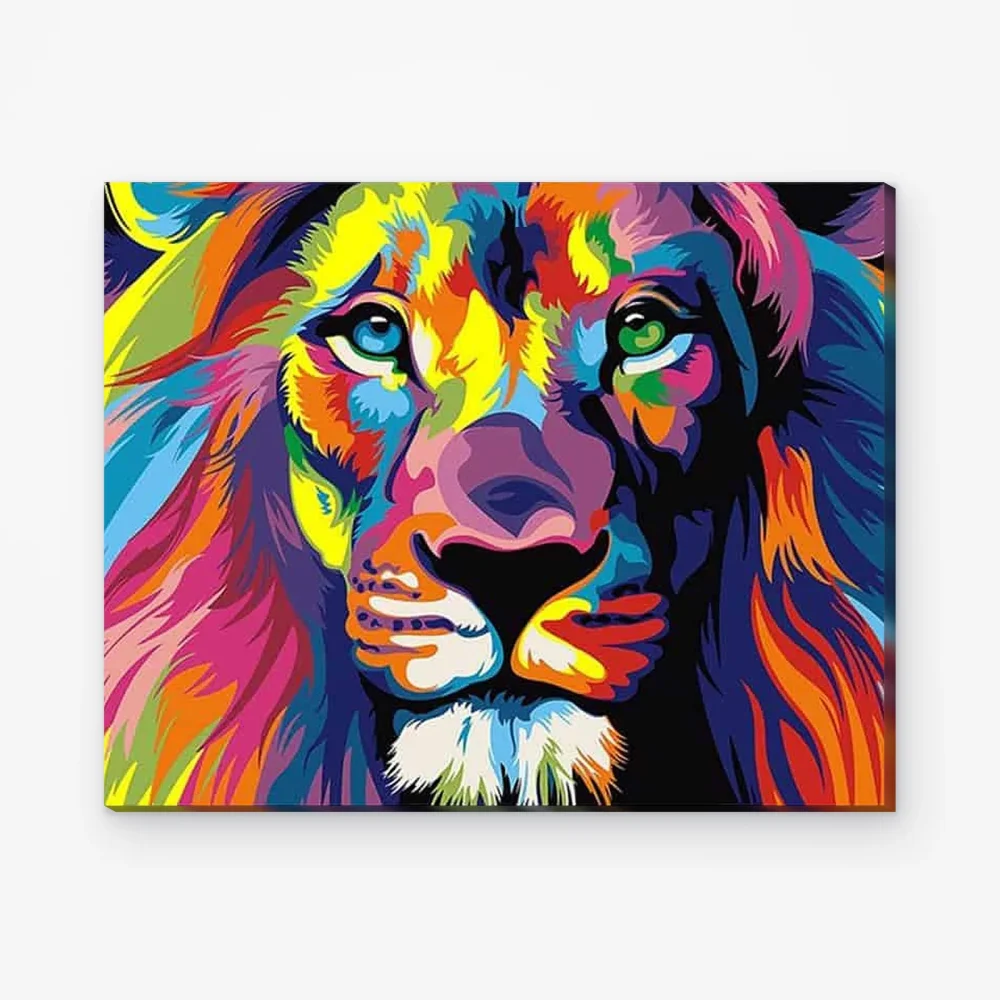 Pintura sobre número - León