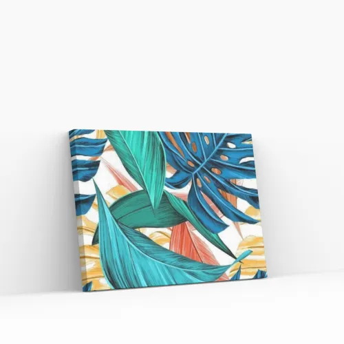 Pintar por Números - Flores tropicales de colores