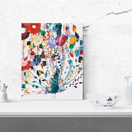Pintar por Números - La belleza del pavo real