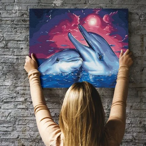 Pintar por Números - Serenata de delfines