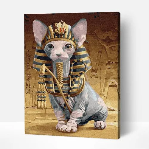 Pintar por Números - Gato Sphynx