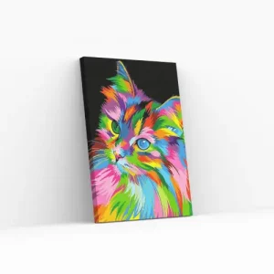 Pintar por Números - Gatito de color