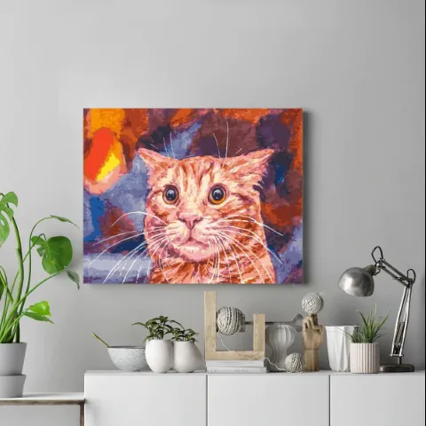 Pintar por Números - Gato divertido