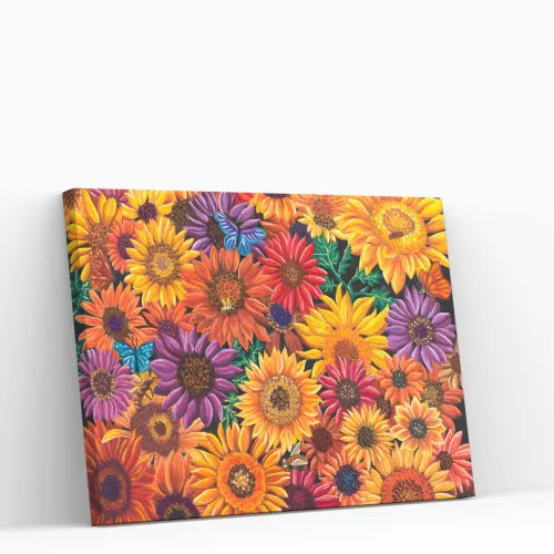 Pintar por Números - Girasoles
