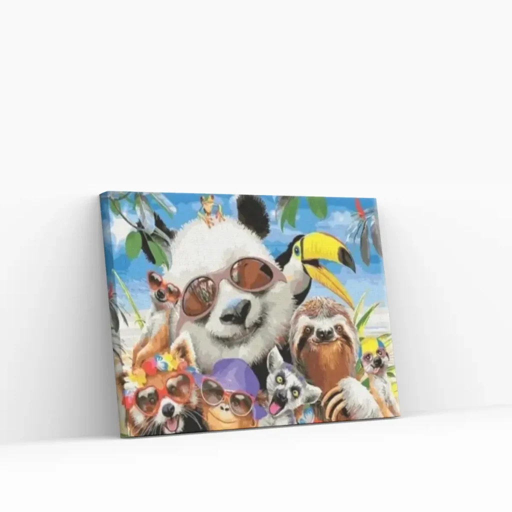 Pintar por Números - Fiesta de los animales