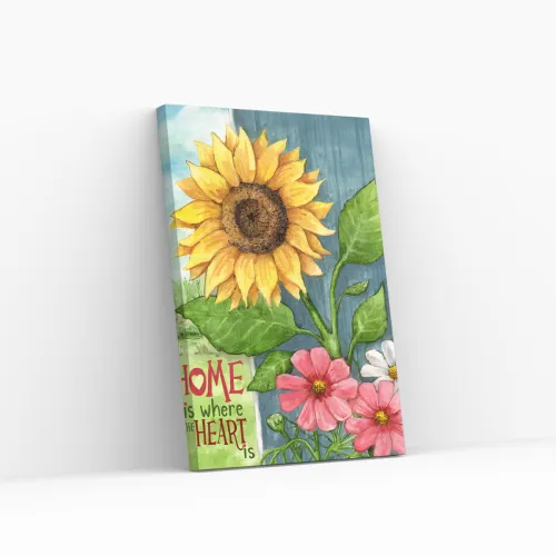 Pintar por Números - Girasol Hogar Corazón
