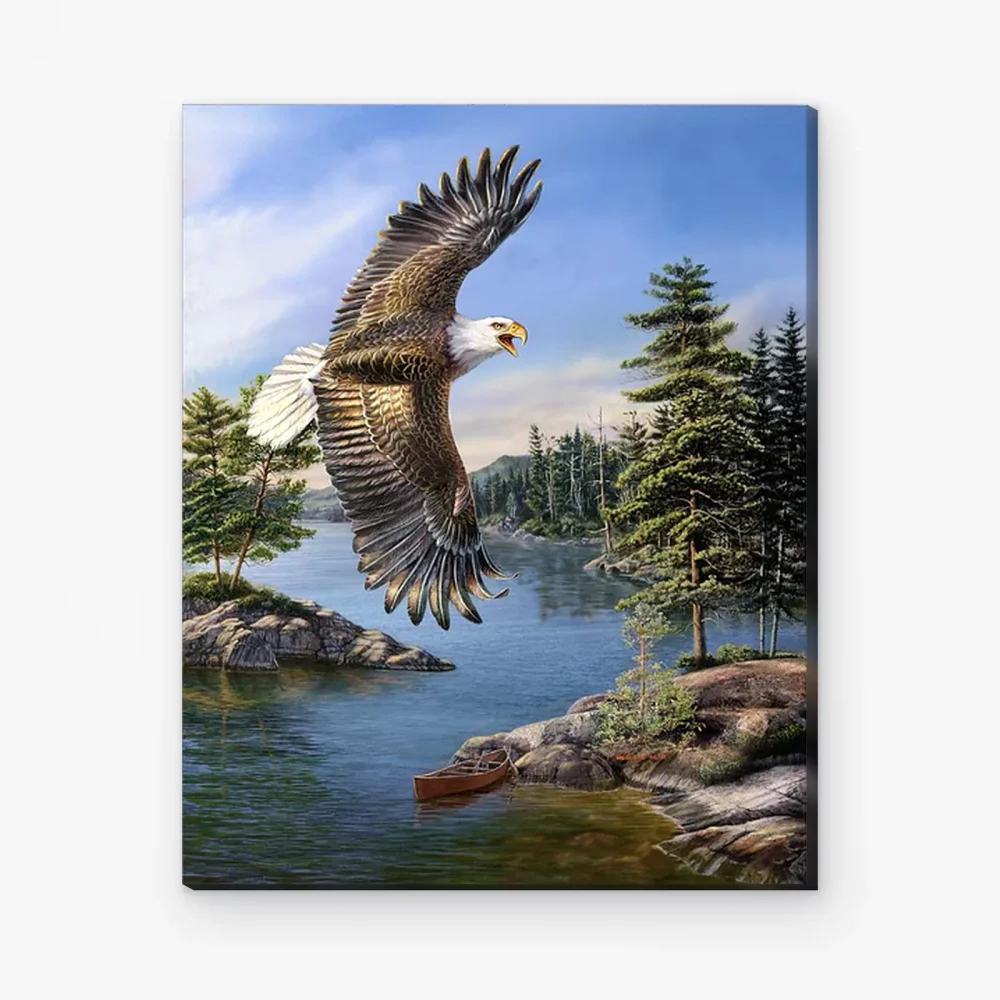 Pintar por Números - Águila del Patrimonio