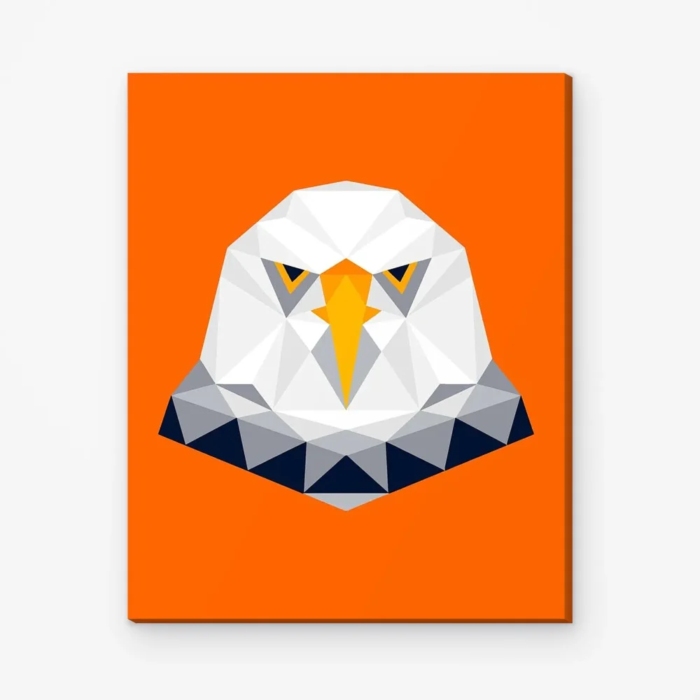Pintar por Números - Águila poligonal