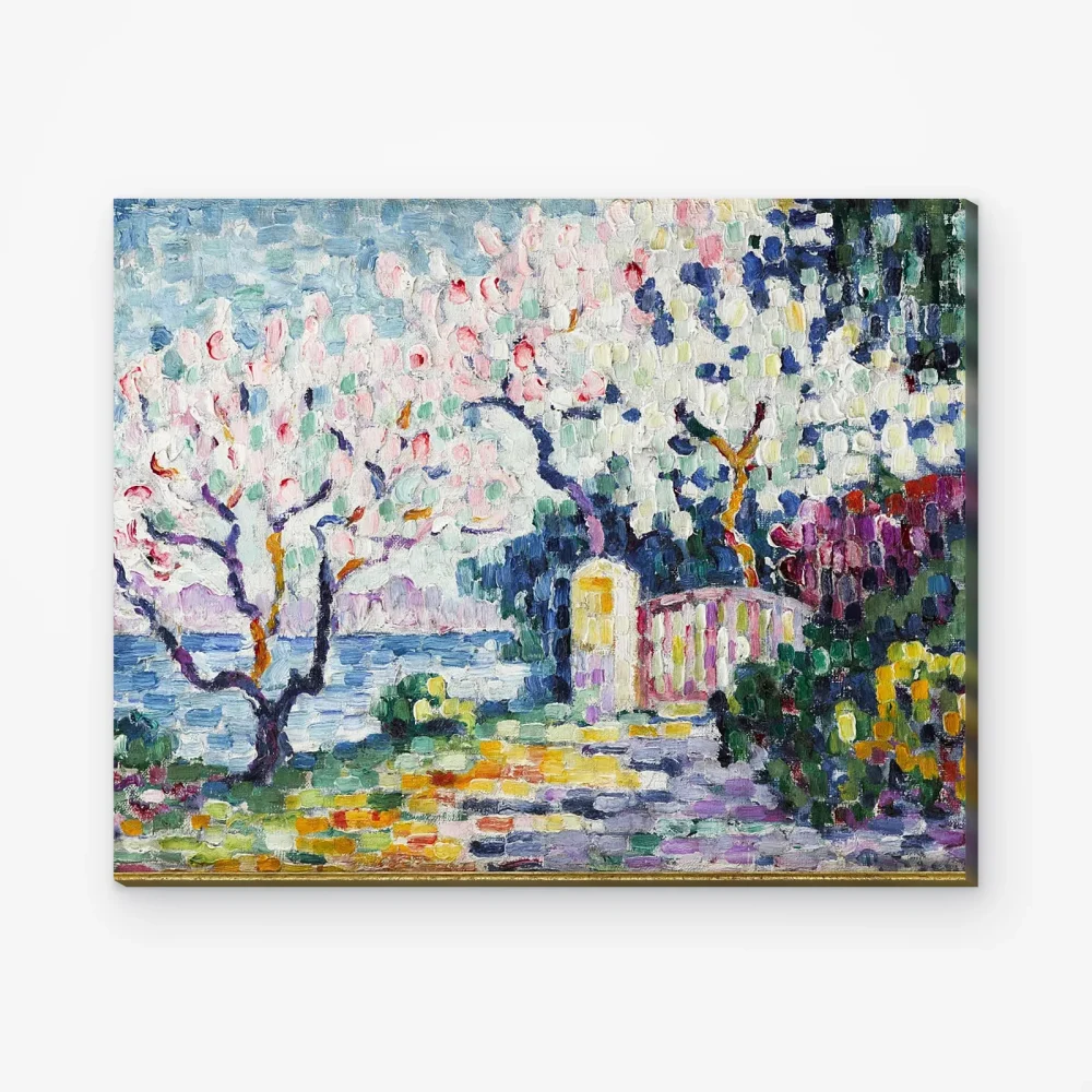 Pintar por Números - Árboles en flor