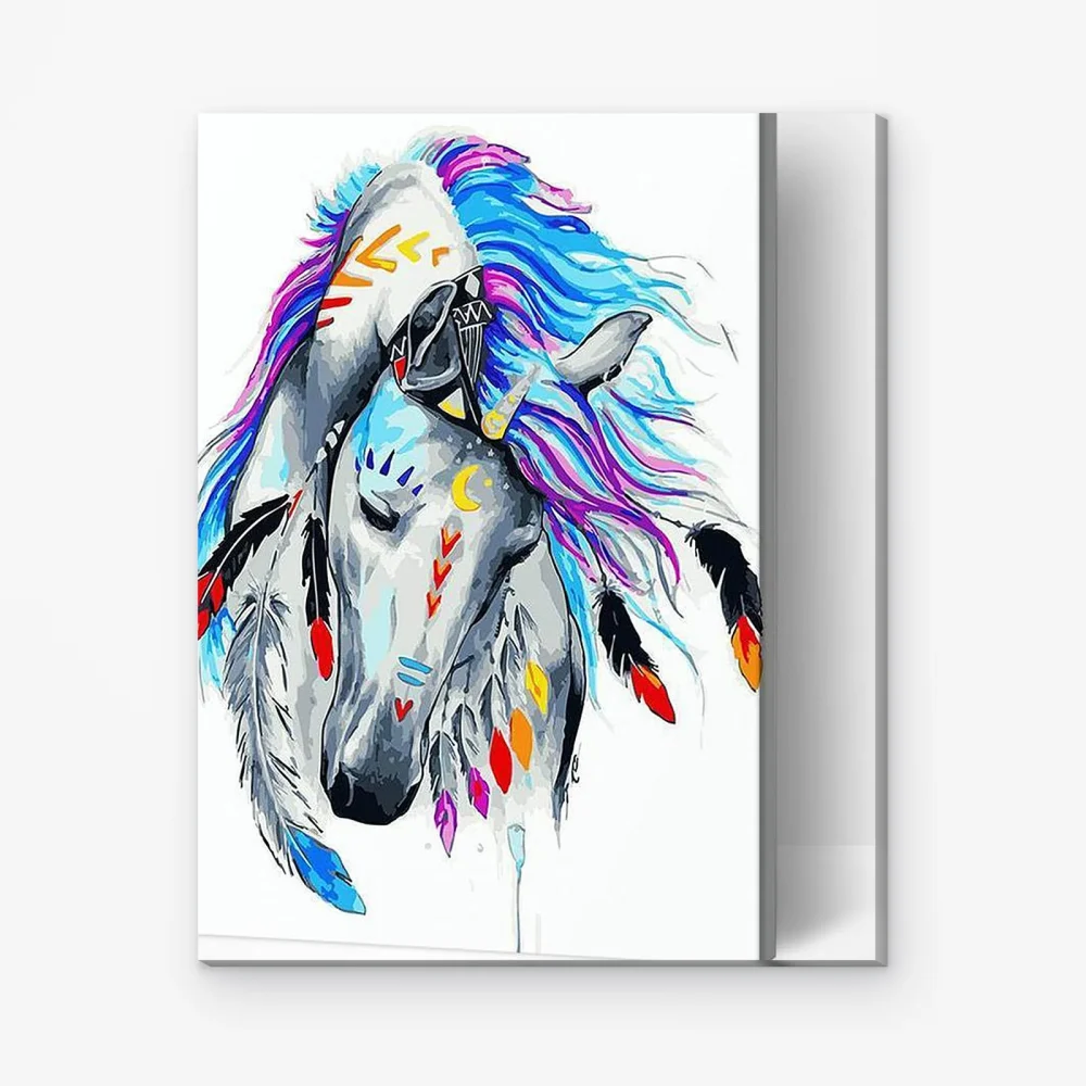 Pintar por Números - Caballo Espíritu
