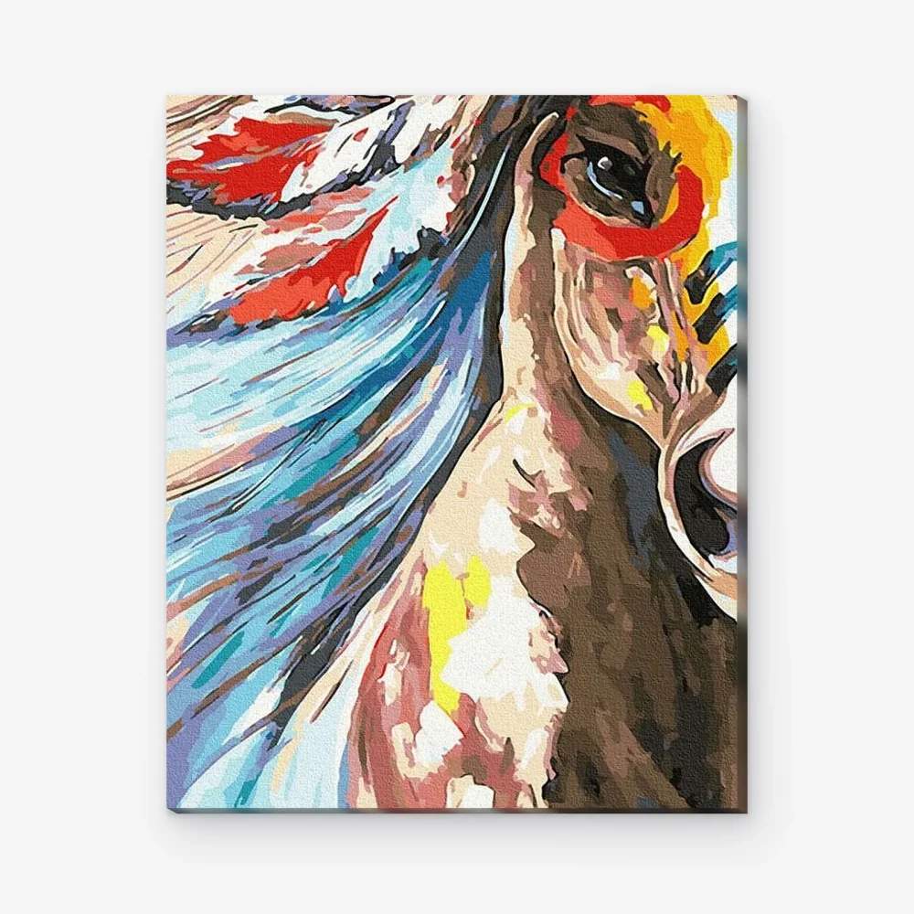 Pintar por Números - Caballo jefe