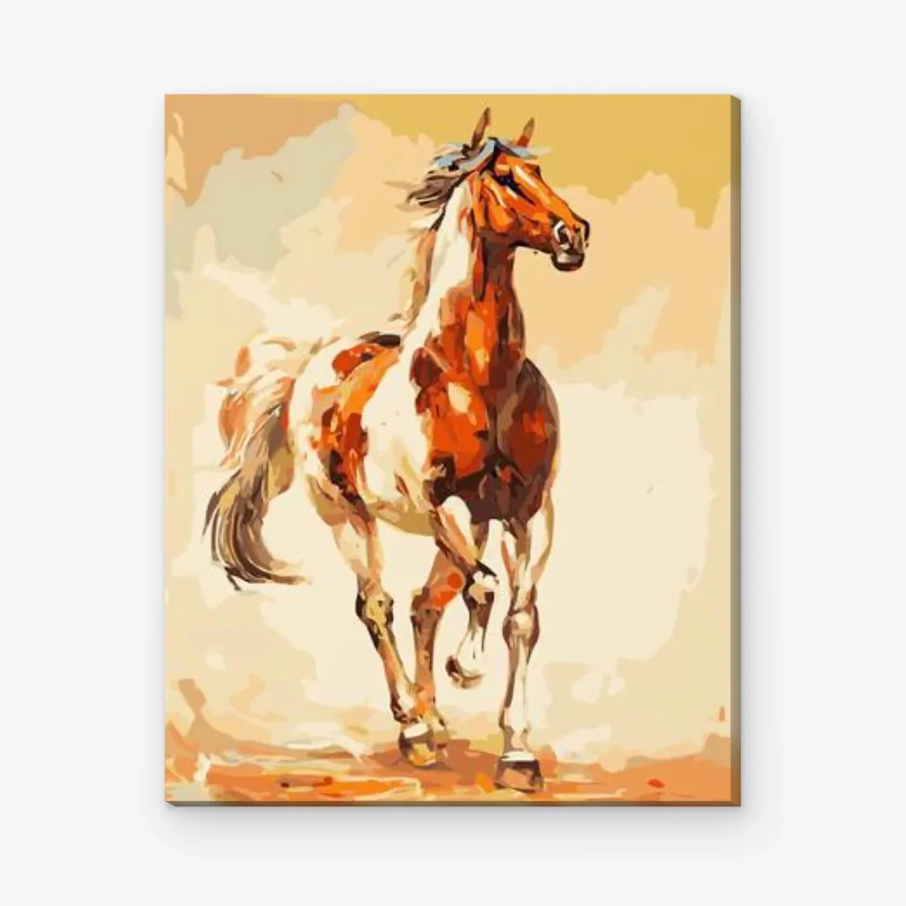 Pintar por Números - Caballo poderoso