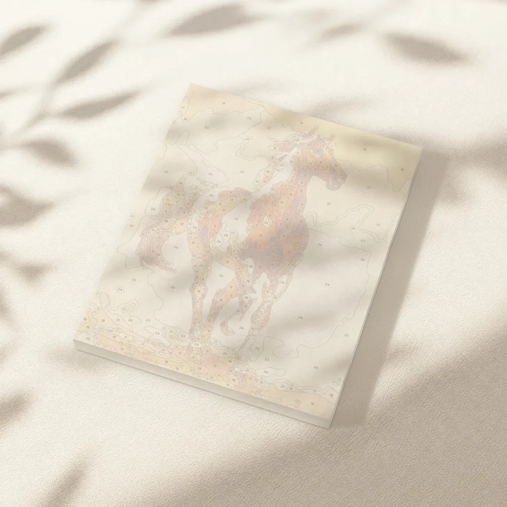 Pintar por Números - Caballo poderoso