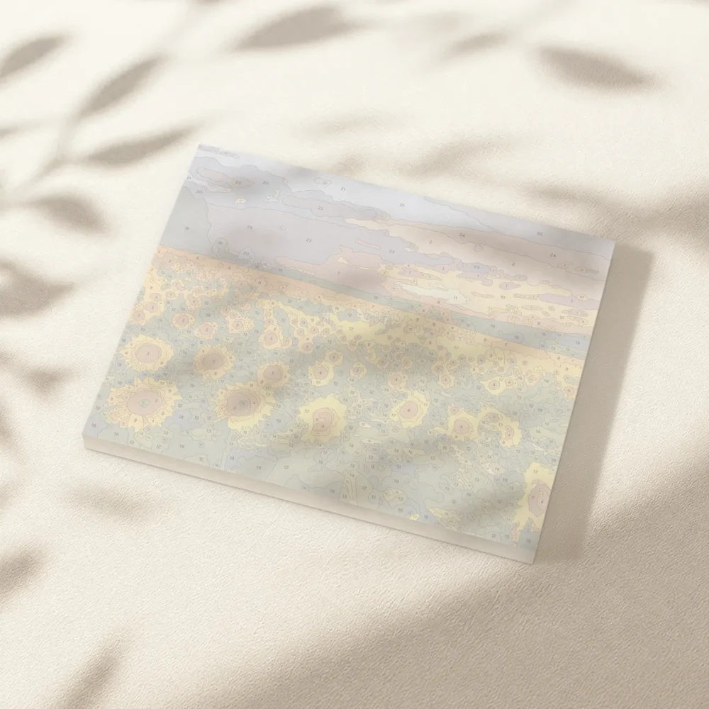 Pintar por Números - Campo de girasoles
