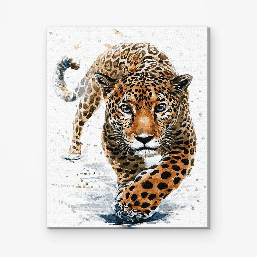 Pintar por Números - Caza del leopardo