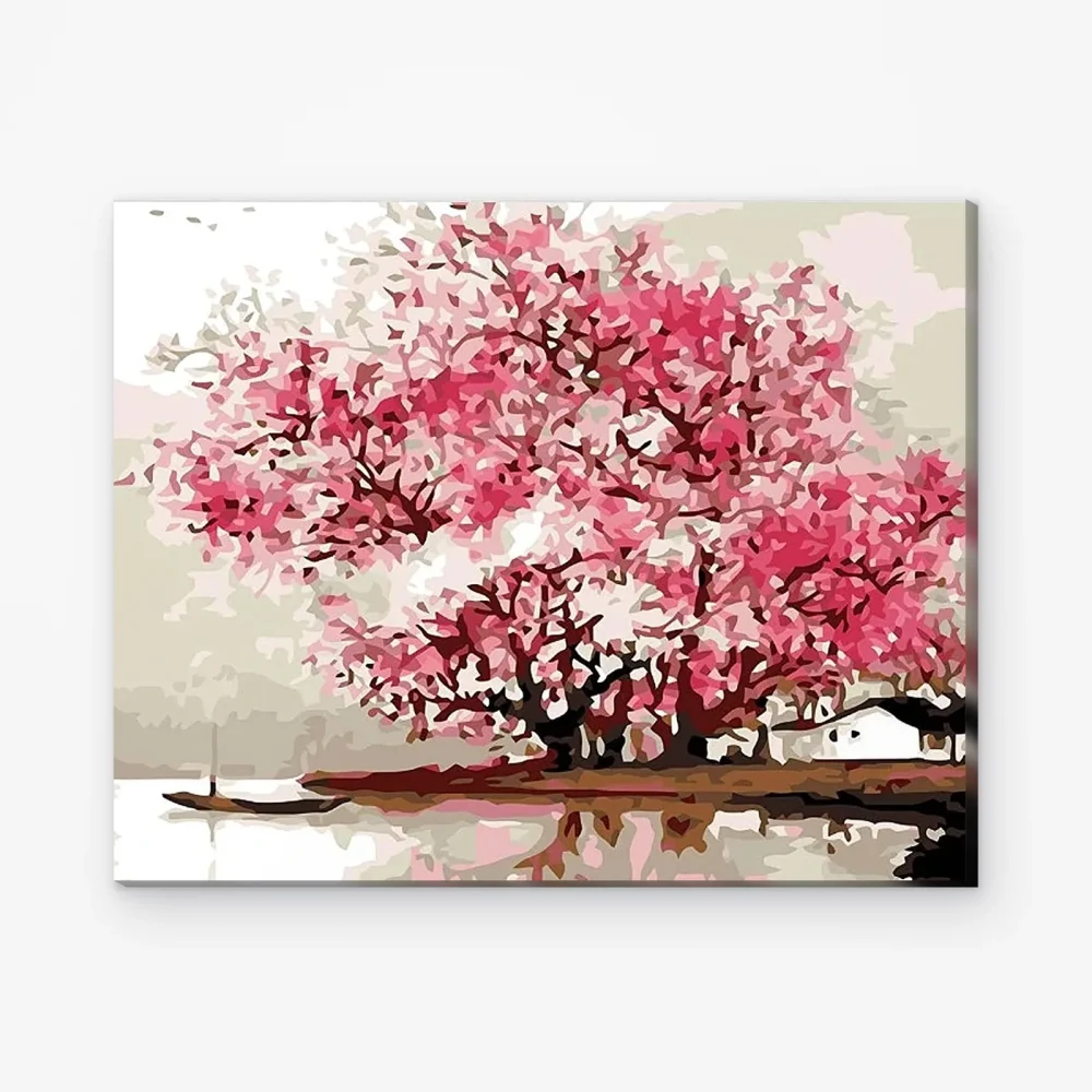 Pintar por Números - Cerezos en flor
