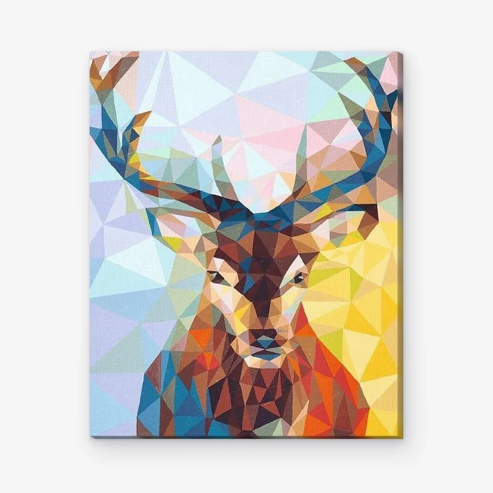 Pintar por Números - Ciervo abstracto