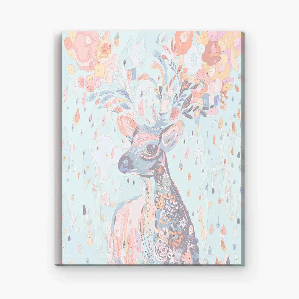 Pintar por Números - Ciervo de primavera