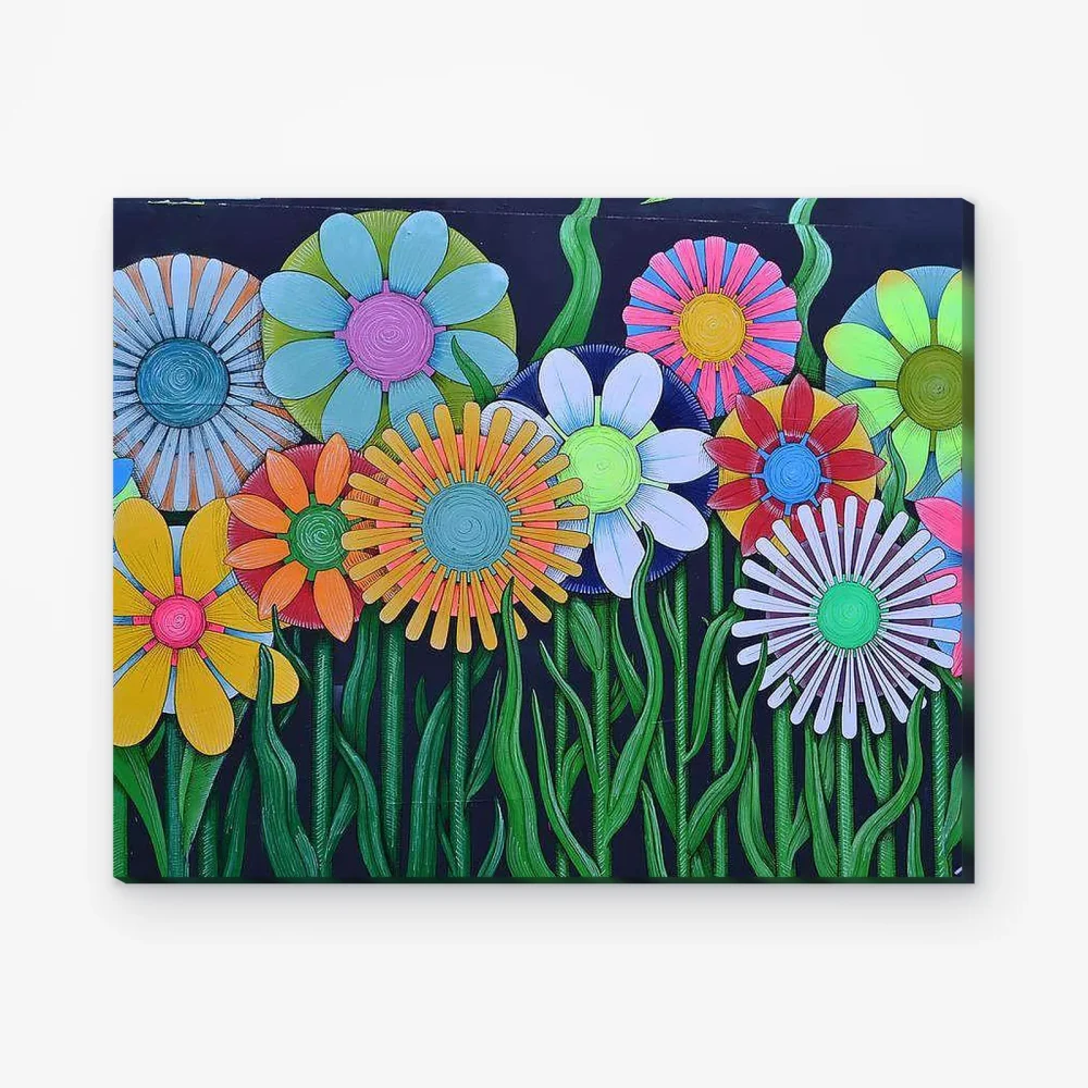 Pintar por Números - Dibujo de flores bonitas
