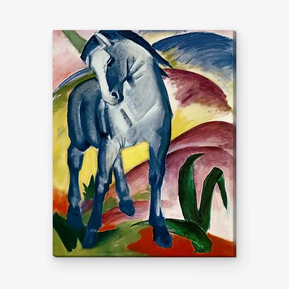Pintar por Números - El caballo azul