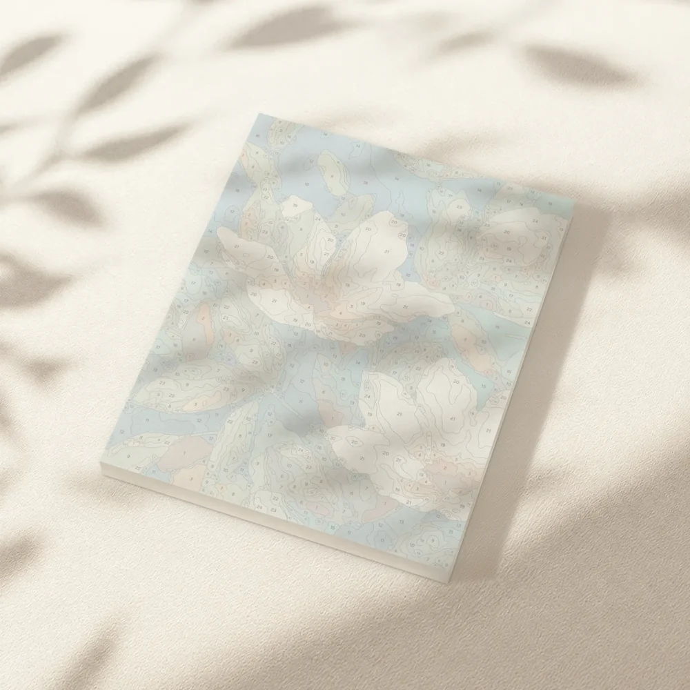 Pintar por Números - Flores blancas