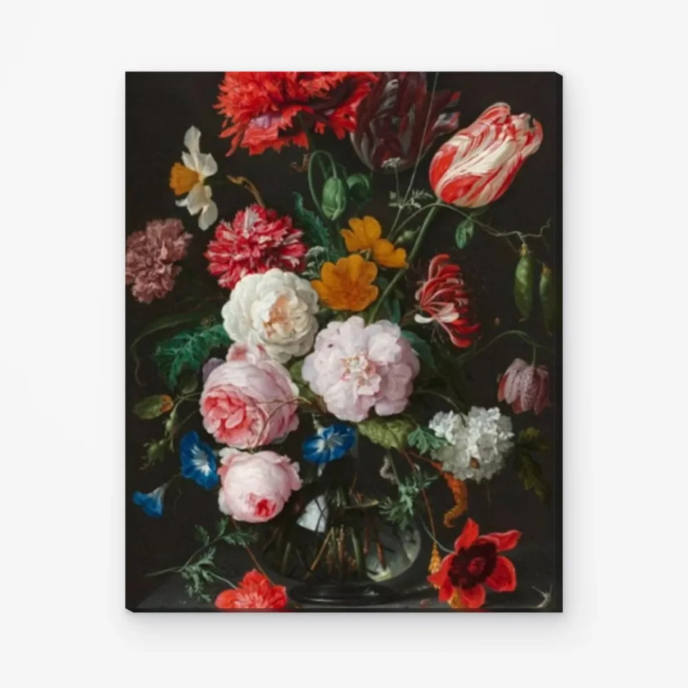 Pintar por Números - Flores en jarrón