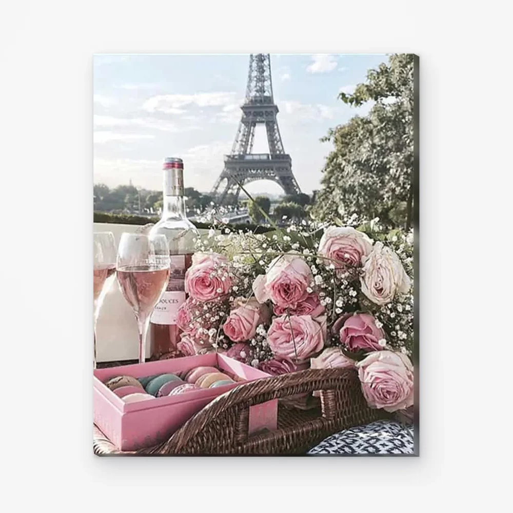 Pintar por Números - Flores en París