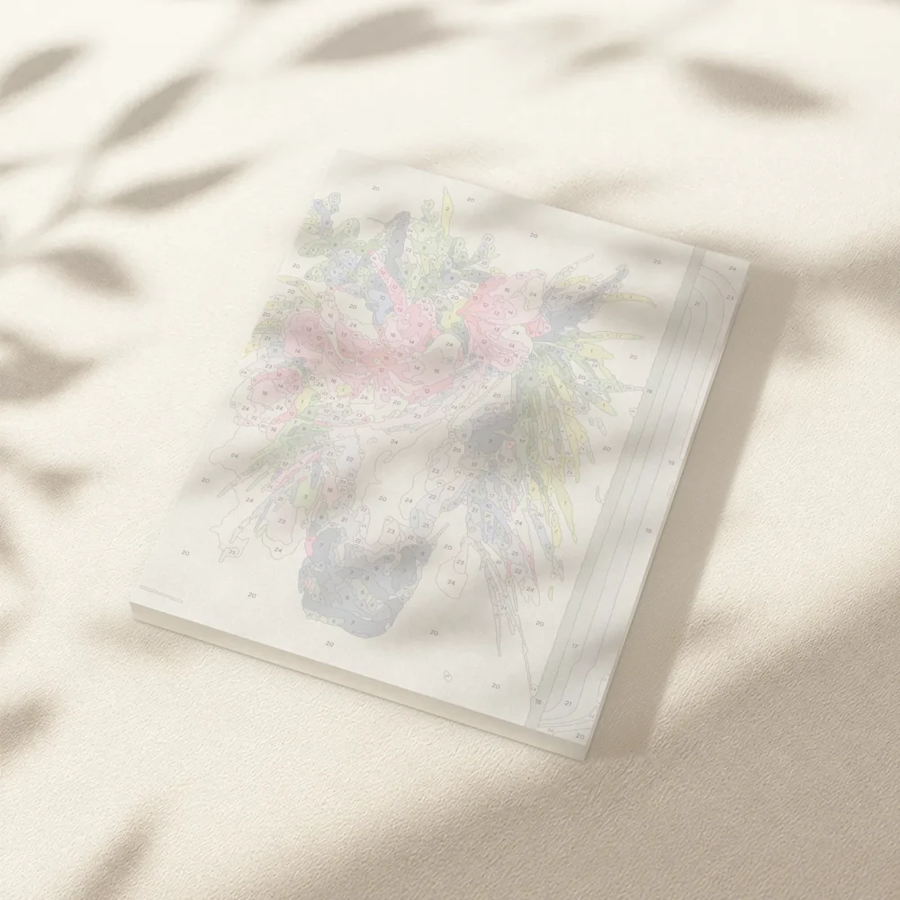 Pintar por Números - Flores Unicornio