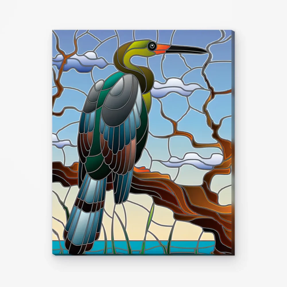 Pintar por Números - Garza real