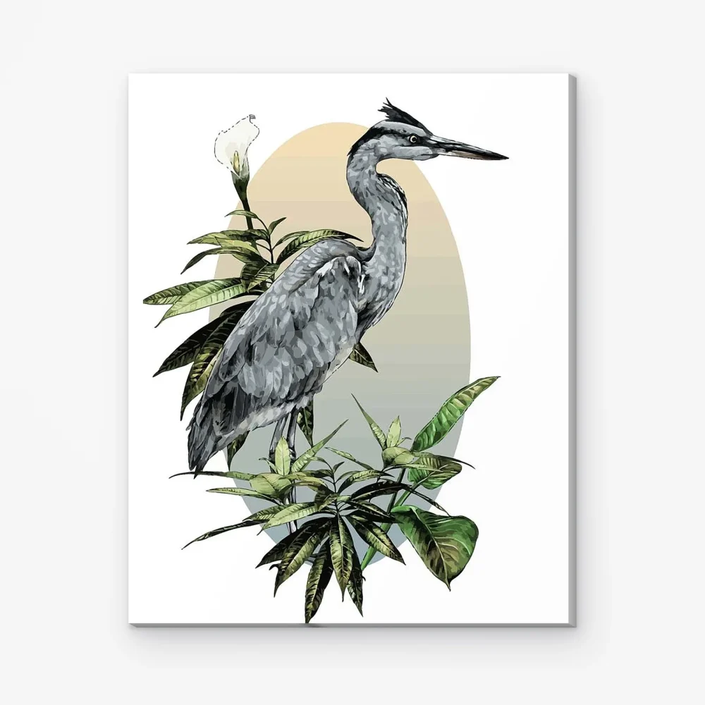 Pintar por Números - Garzas en el follaje