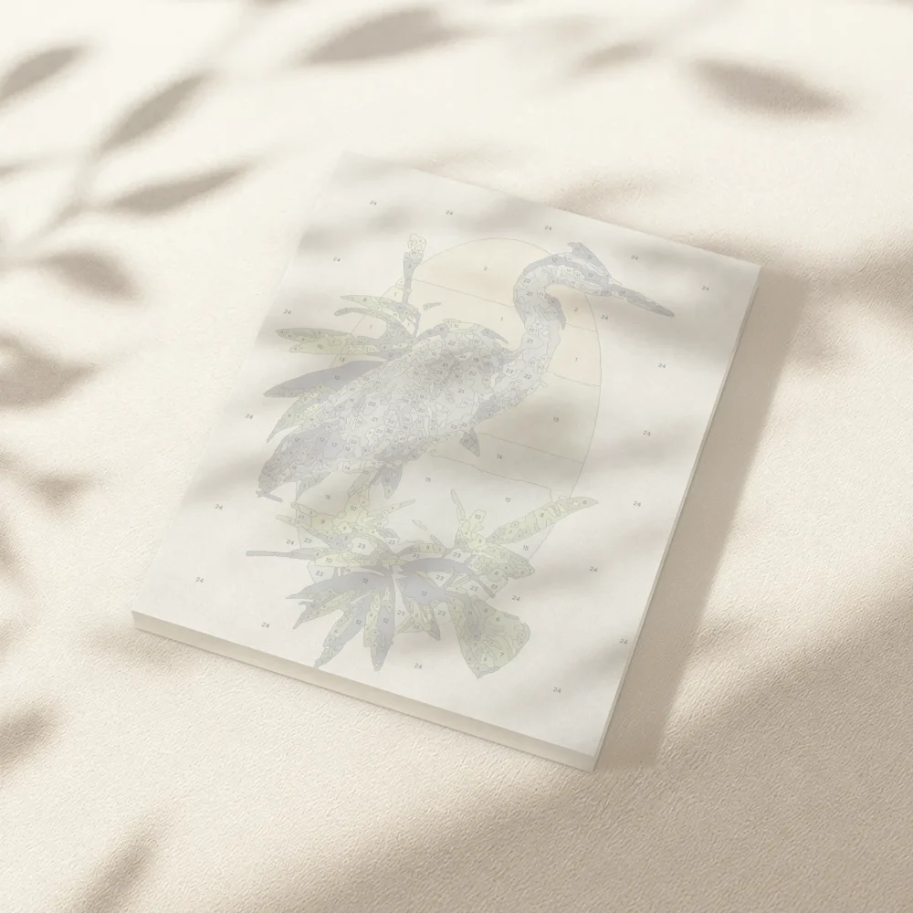 Pintar por Números - Garzas en el follaje