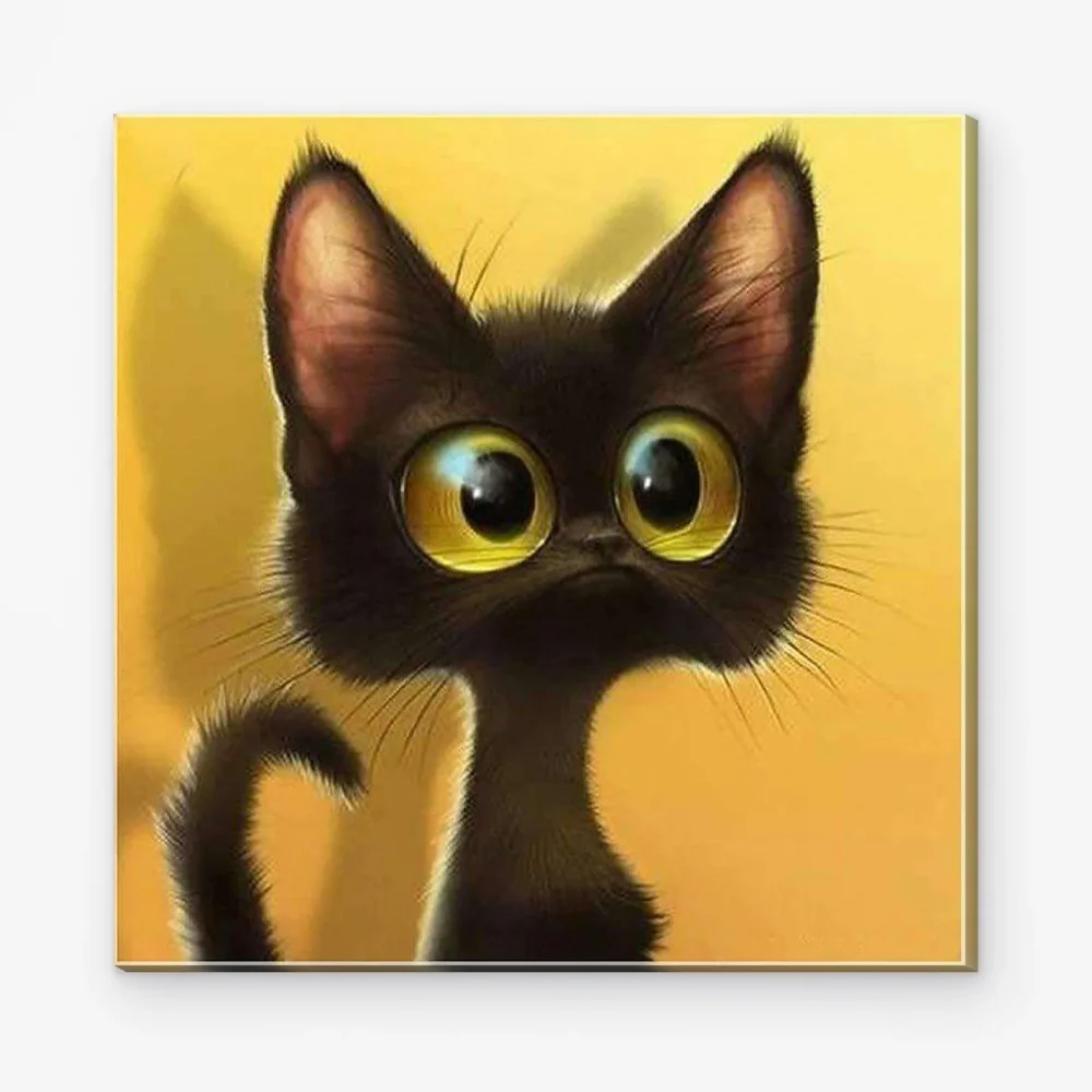 Pintar por Números - Gato asustado