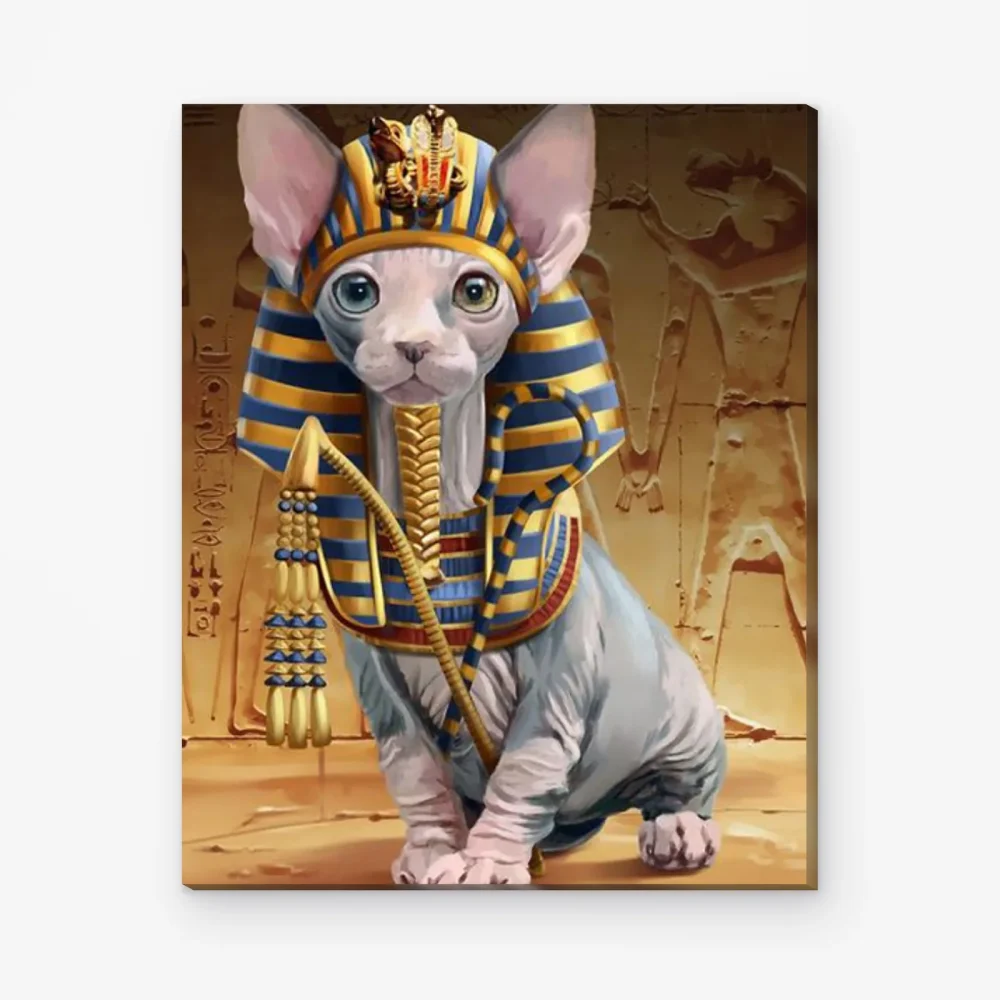 Pintar por Números - Gato Sphynx