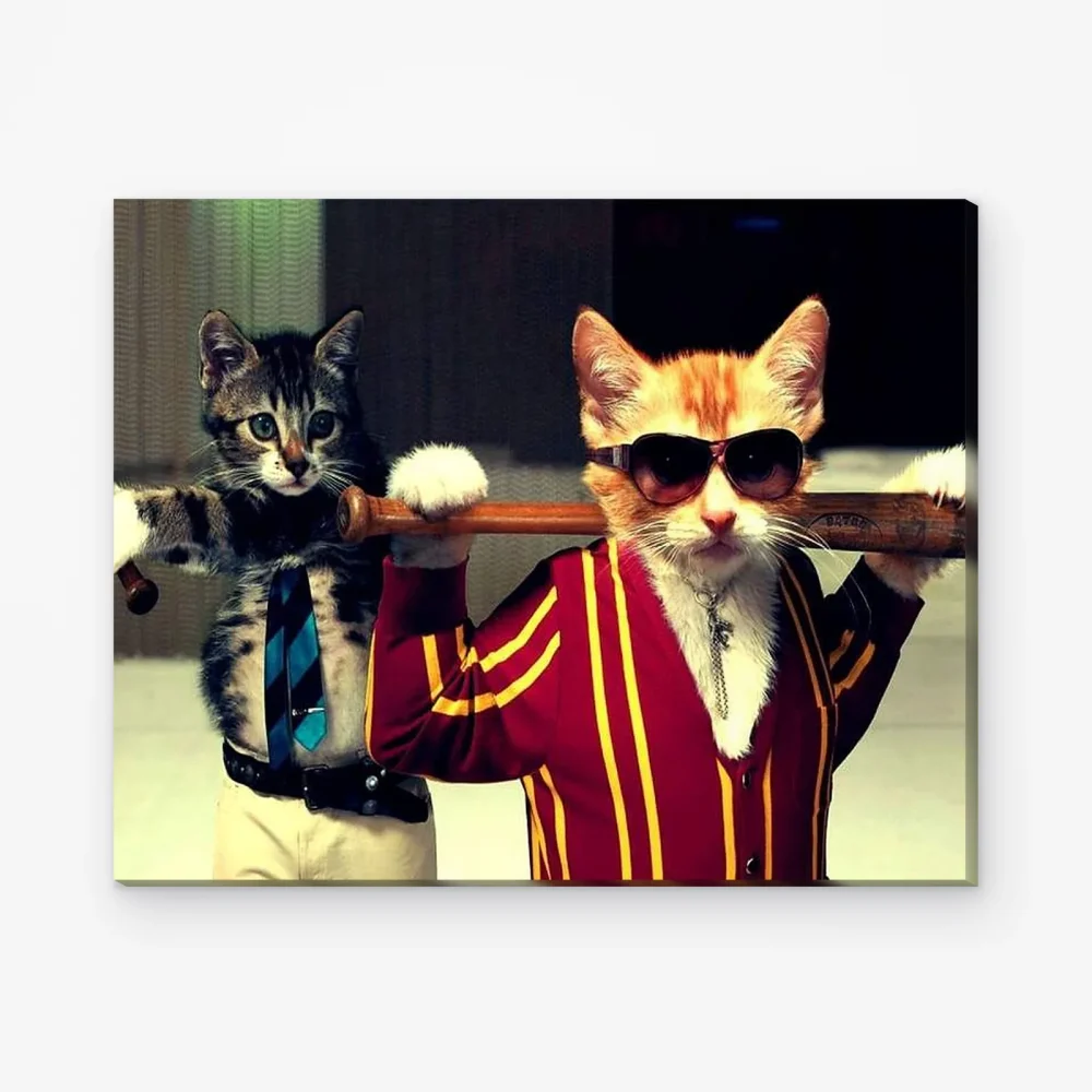 Pintar por Números - Gatos duros