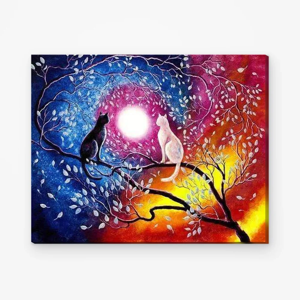 Pintar por Números - Gatos juntos