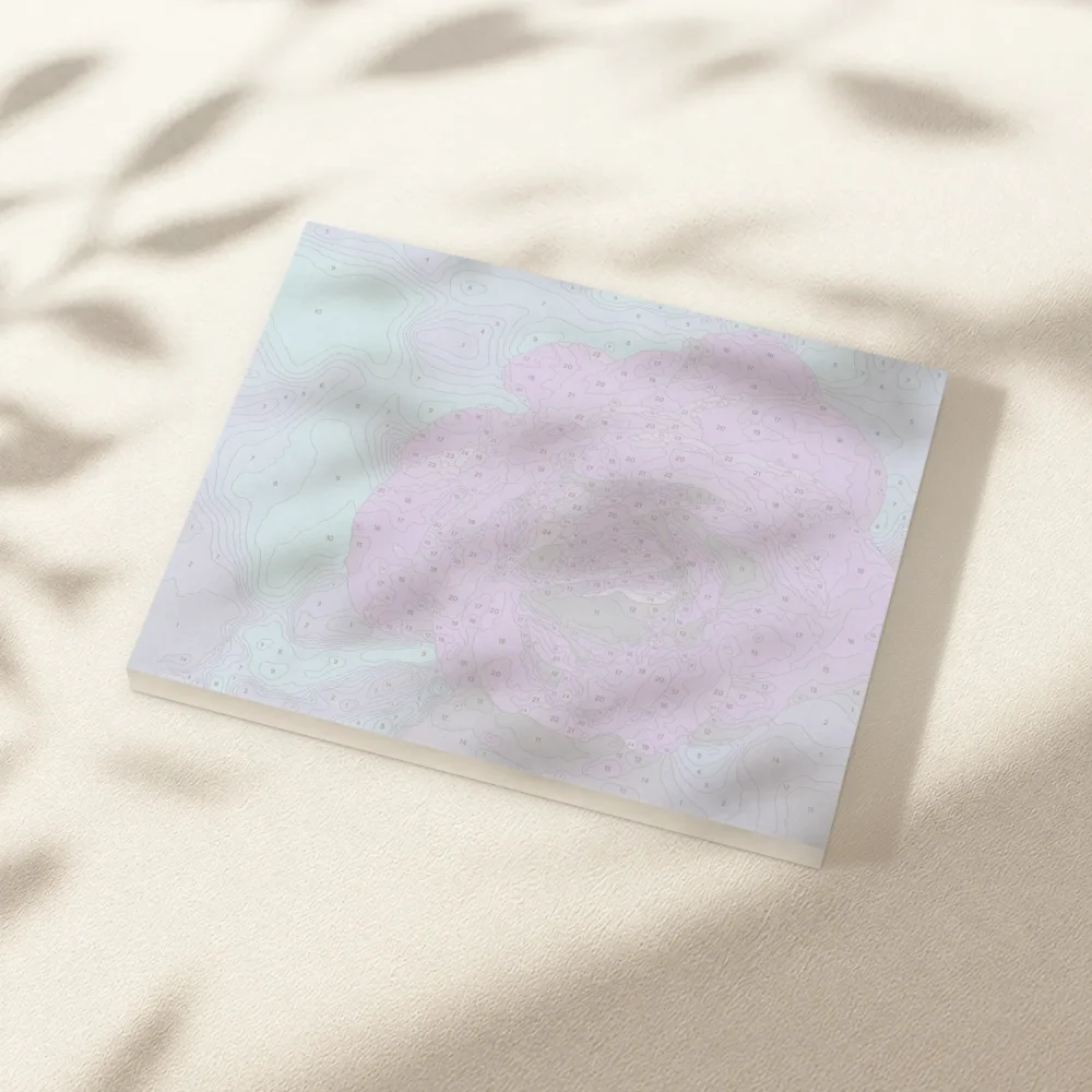 Pintar por Números - Hermosa rosa azul