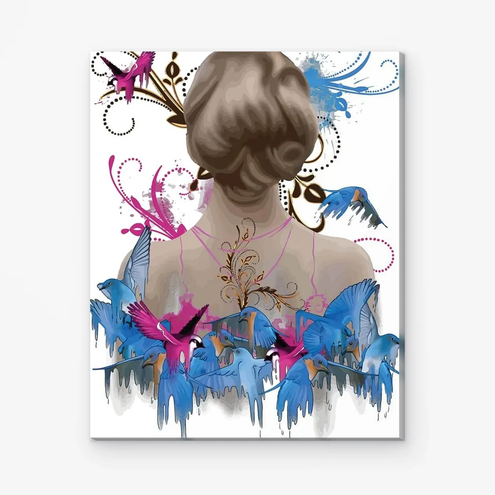 Pintar por Números - La espalda del pájaro