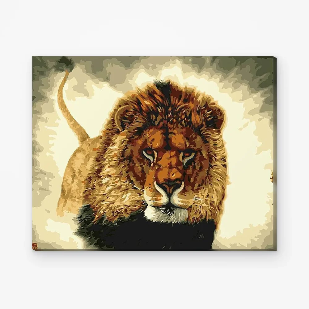 Pintar por Números - La guardia del león