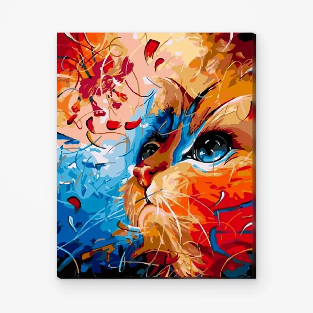 Pintar por Números - La historia de un gato