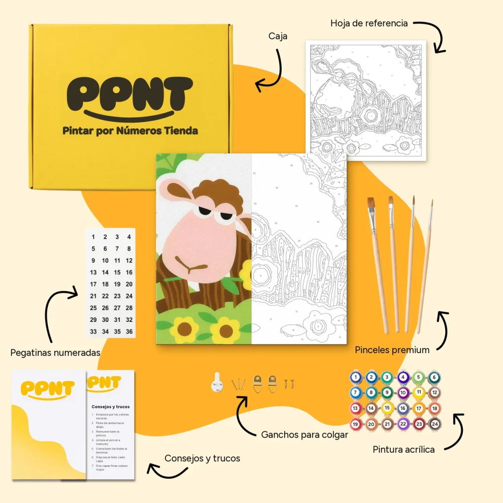 Pintar por Números - Ovejas ?