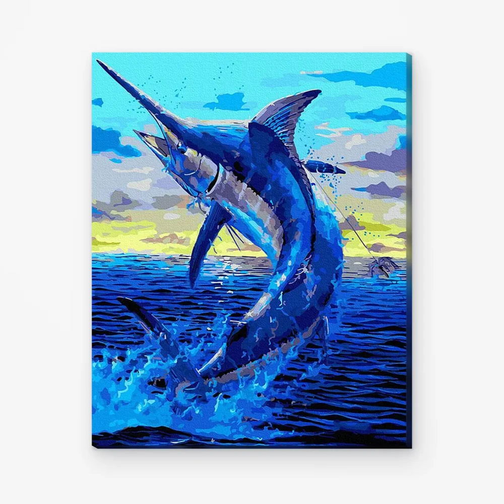 Pintar por Números - Pez espada