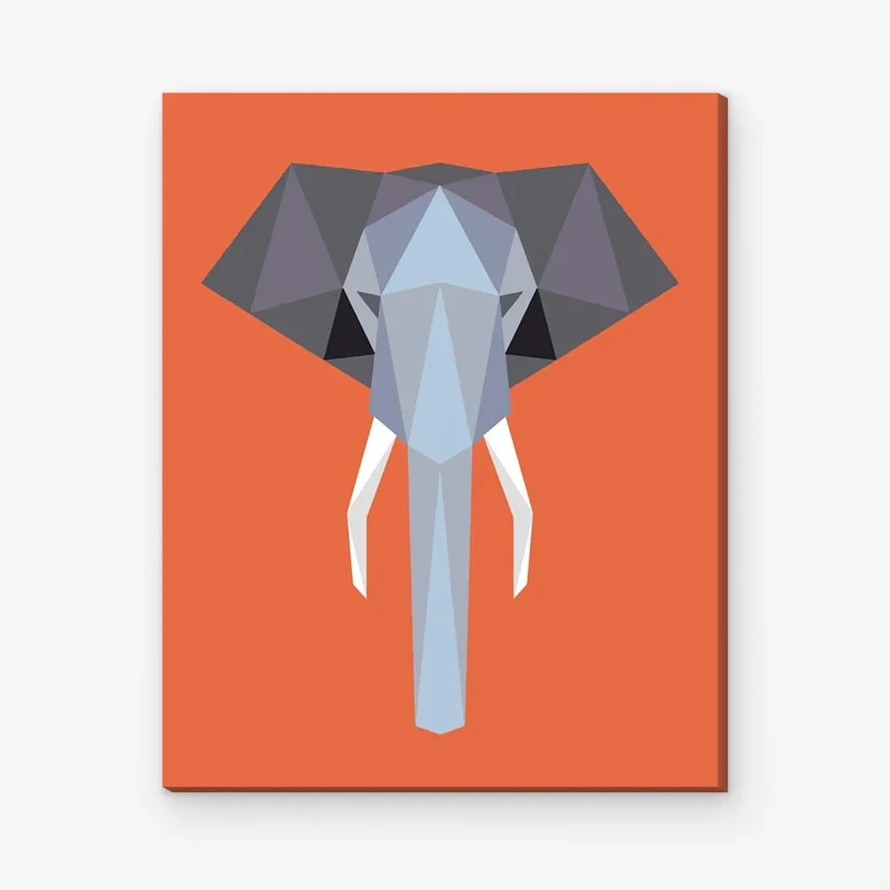 Pintar por Números - Polígono elefante