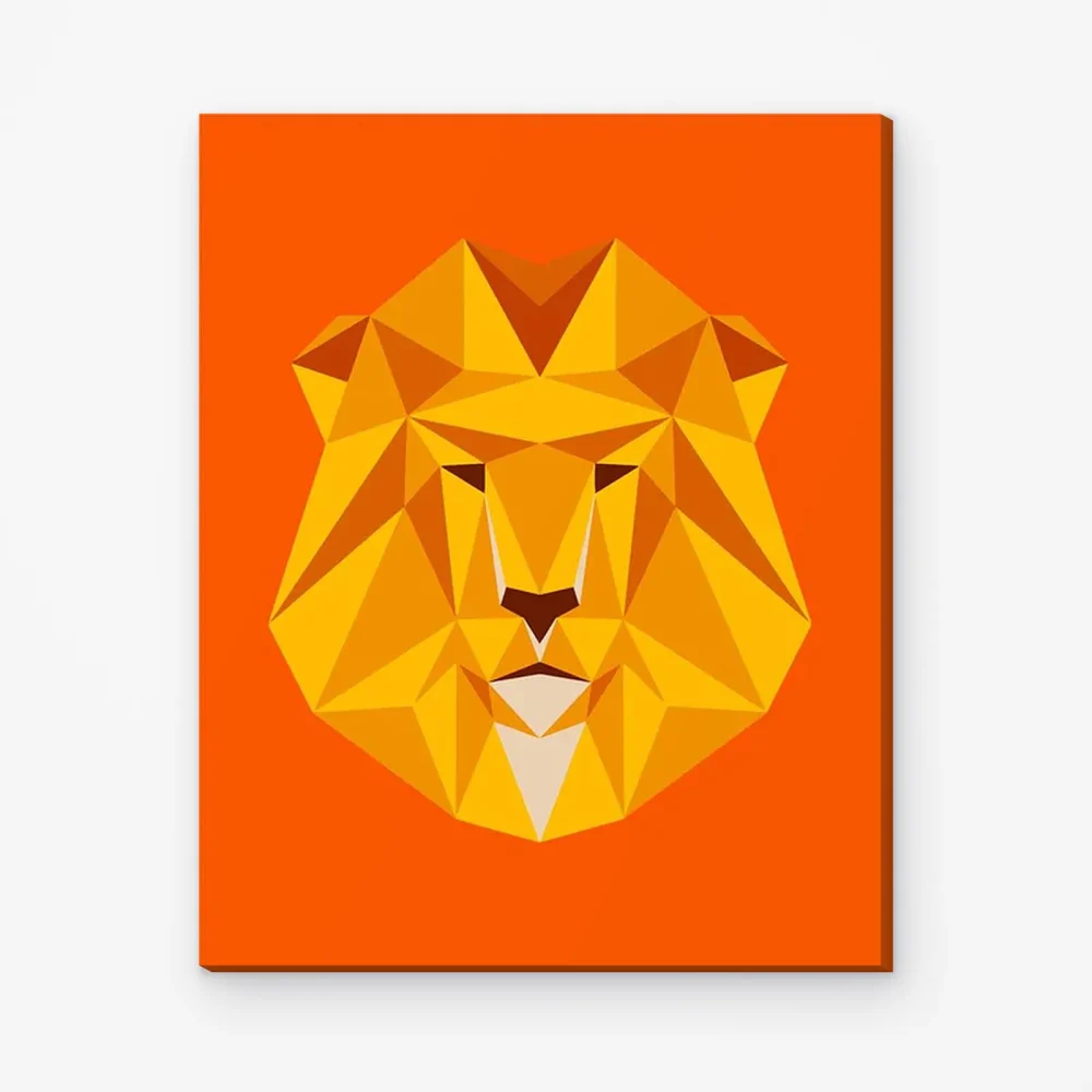 Pintar por Números - Polygon Lionhead