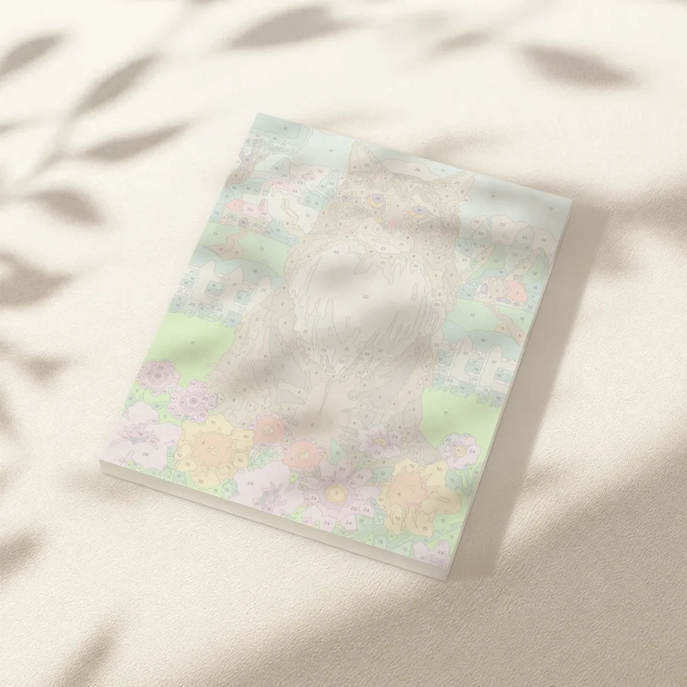 Pintar por Números - Primavera Maine Coon