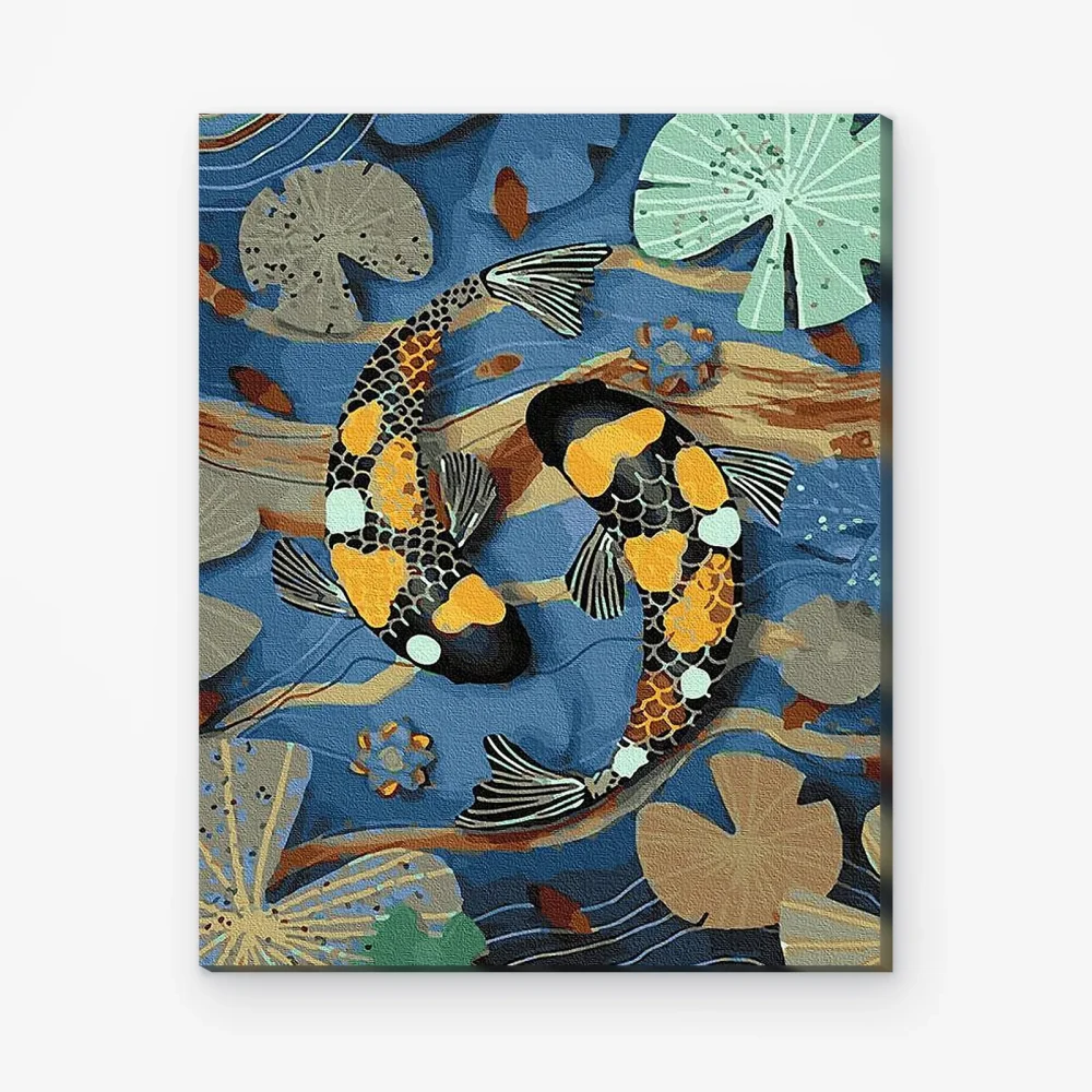 Pintar por Números - Sagrado pescado Tai