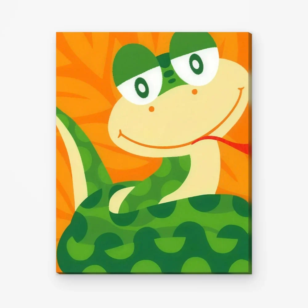 Pintar por Números - Serpiente escurridiza ?