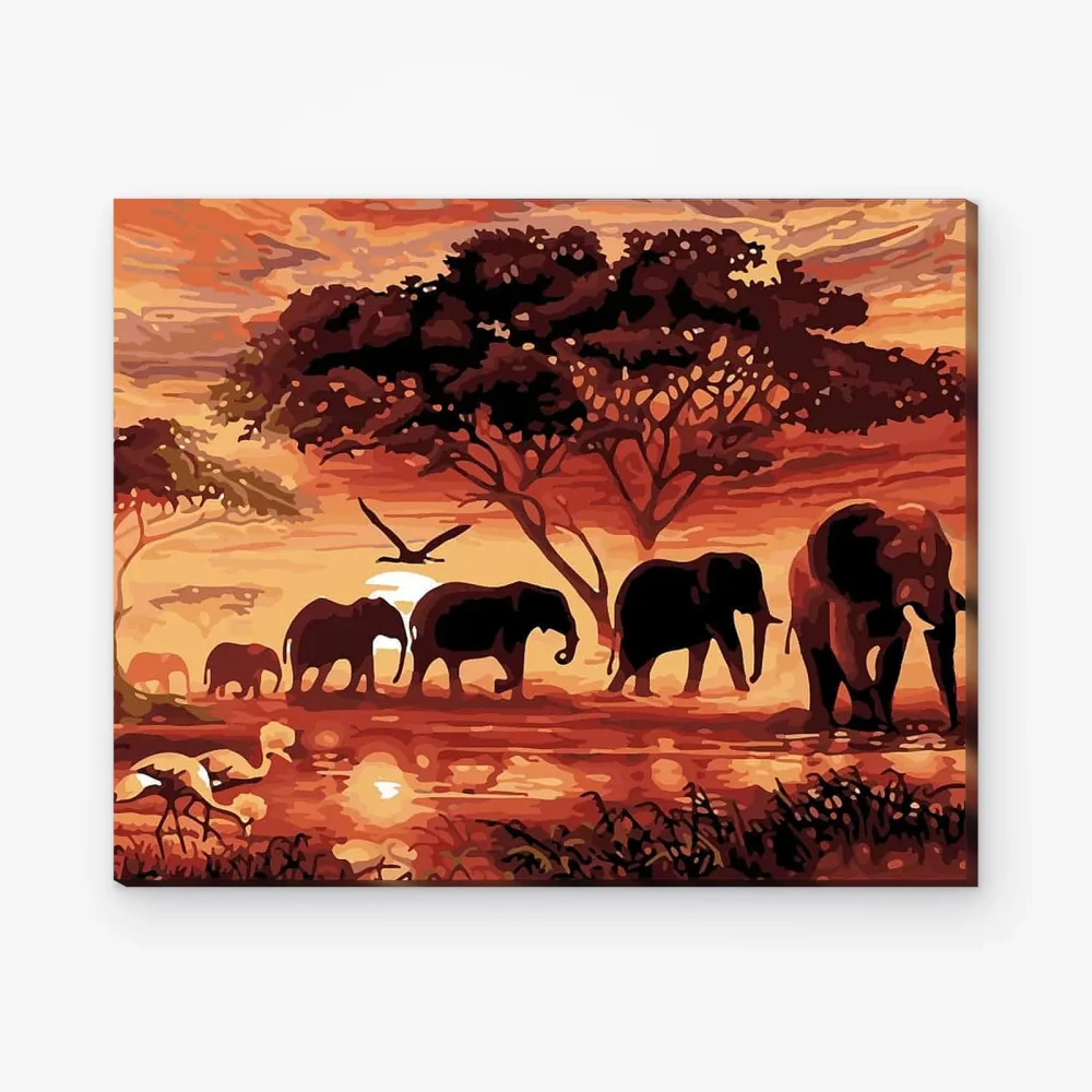 Pintar por Números - Sí ¡Esto es África!